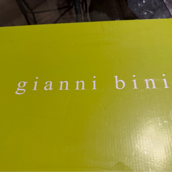 Gianni Bini Sparkling Black and Silver Heeled Boots - Picture 4 of 4